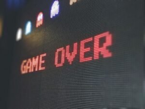 photo illustration game over