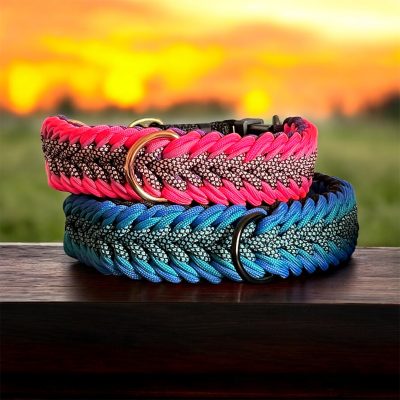 Collier Paracorde"Python" Personnalisable-Réglable.